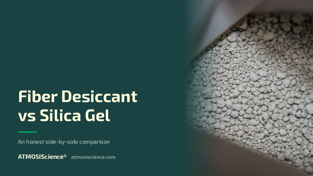 Fiber desiccant vs silica gel — an honest side-by-side comparison | ATMOSIScience fiber desiccant