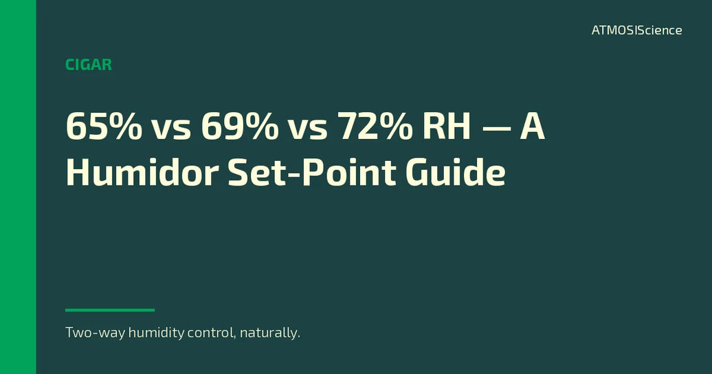 65% vs 69% vs 72% RH for Cigars — ATMOSIScience