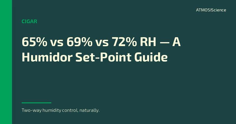 65% vs 69% vs 72% RH for Cigars — ATMOSIScience