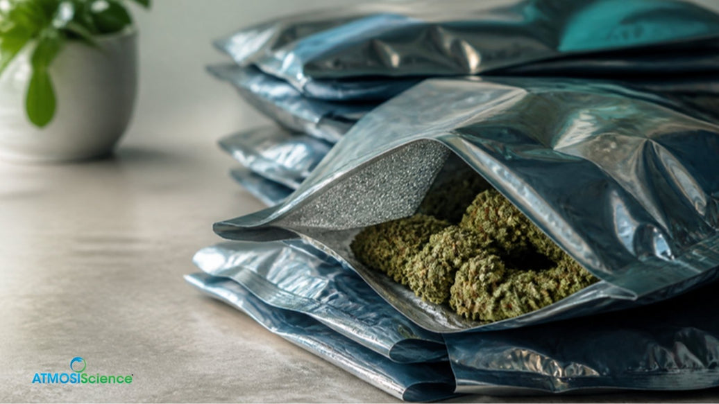 Foil barrier bags with condensation inside an opened pouch, the problem with bags for weed