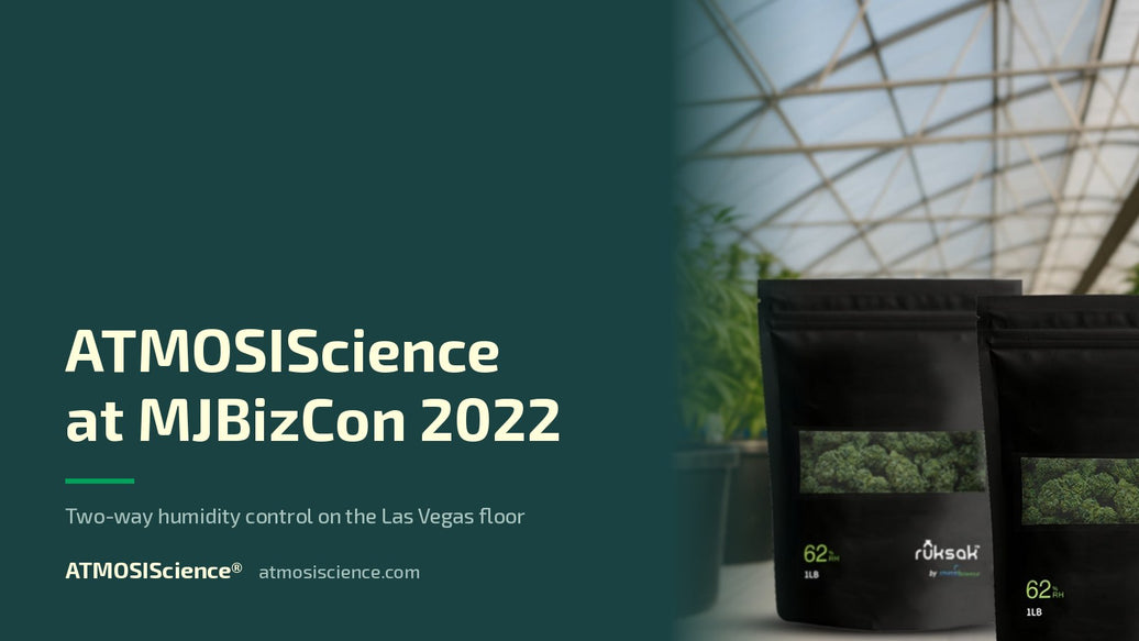 ATMOSIScience at MJBizCon 2022 in Las Vegas — two-way humidity control