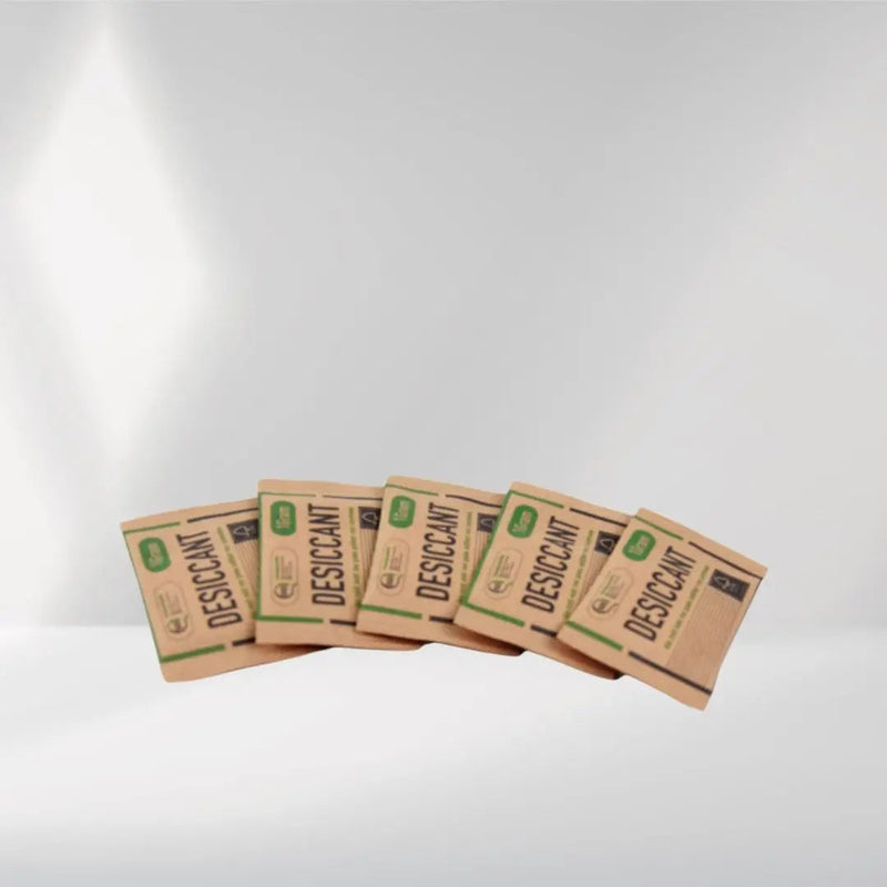 Fiber desiccant packaging components for EPR reporting, ATMOSIScience