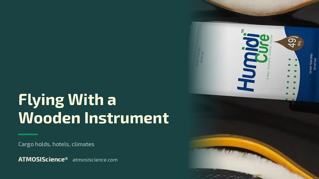 Flying with a guitar or violin — humidity survival guide for touring and shipping | Humidi-Cure® 49% two-way humidity control by ATMOSIScience
