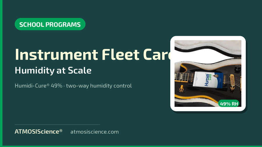 A Humidity Program for School Music Departments and Rental Fleets