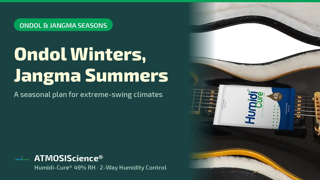 Seasonal humidity plan for wooden instruments: ondol winters and jangma summers
