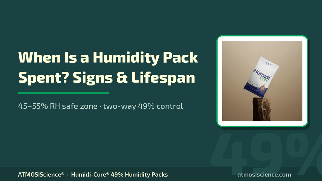 When is a humidity pack spent? Signs, lifespan and replacement guide