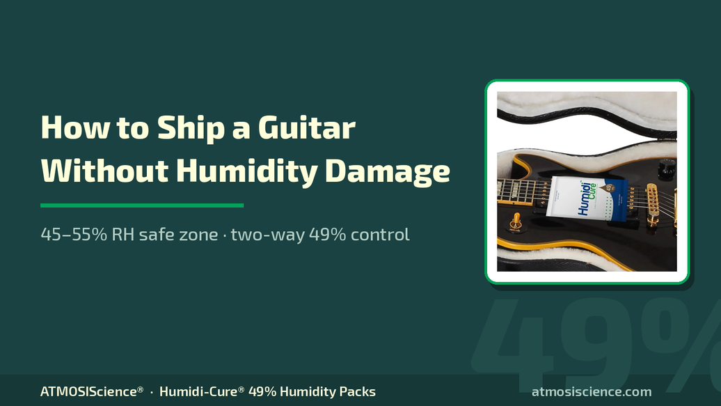 How to ship a guitar without humidity damage — packing and transit checklist