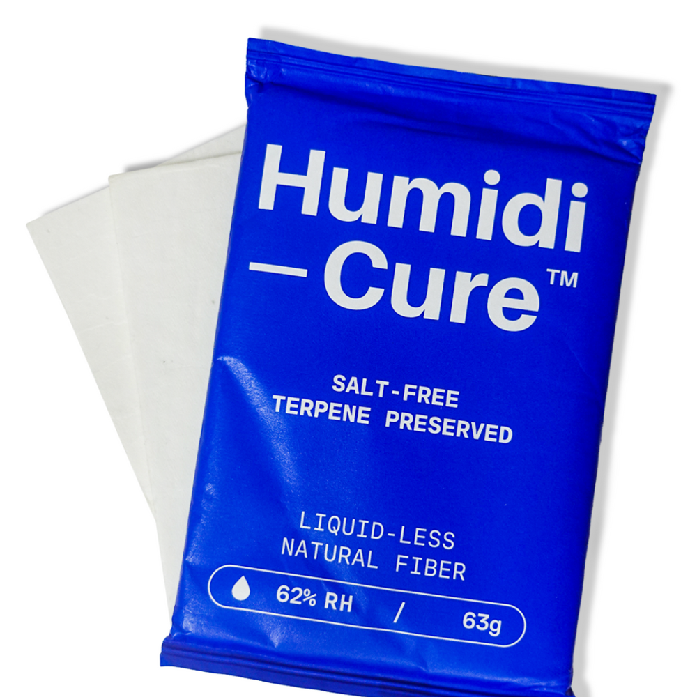 Humidi-Cure 62% — Liquid-less. Salt-free. Precision Humidity Control Pack