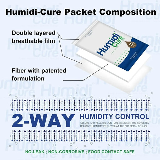 4 Packs Humidi - Cure™ 49% for Instruments - ATMOSIScience | 2 - Way Humidity Control, Naturally