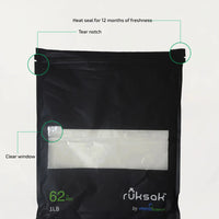 5 ruksak™ RH 62% for Cannabis | 1 LB - ATMOSIScience | 2 - Way Humidity Control, Naturally
