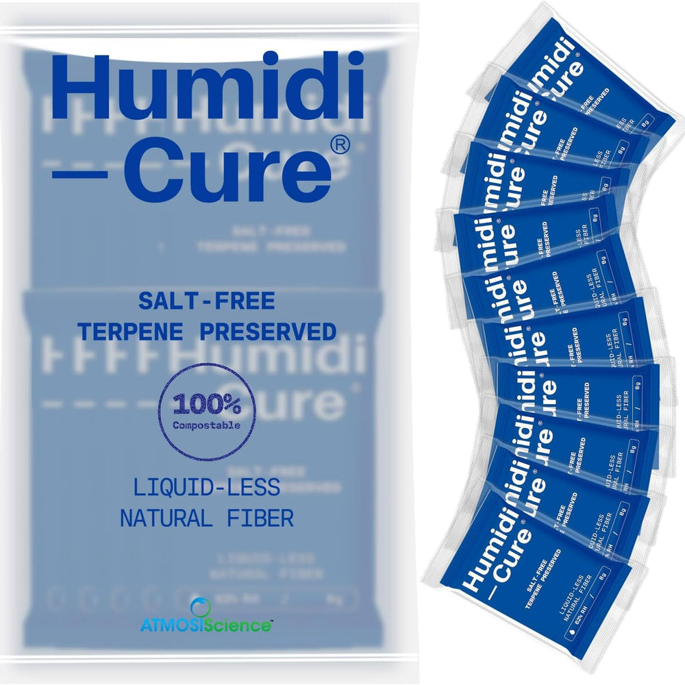 Humidi-Cure 62% — Liquid-less. Salt-free. Precision Humidity Control Pack