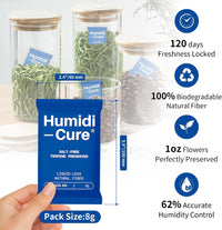 Humidi-Cure 62% — Liquid-less. Salt-free. Precision Humidity Control Pack