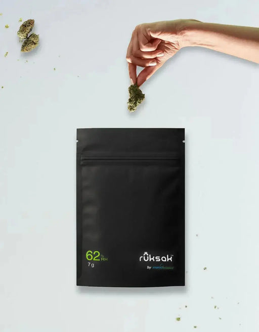 Carton of 50 ruksak™ RH 62% for Cannabis | 7g | 4.5” X 7” - ATMOSIScience | 2 - Way Humidity Control, Naturally