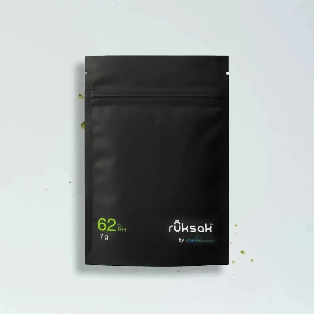 Carton of 50 ruksak™ RH 62% for Cannabis | 7g | 4.5” X 7” - ATMOSIScience | 2 - Way Humidity Control, Naturally