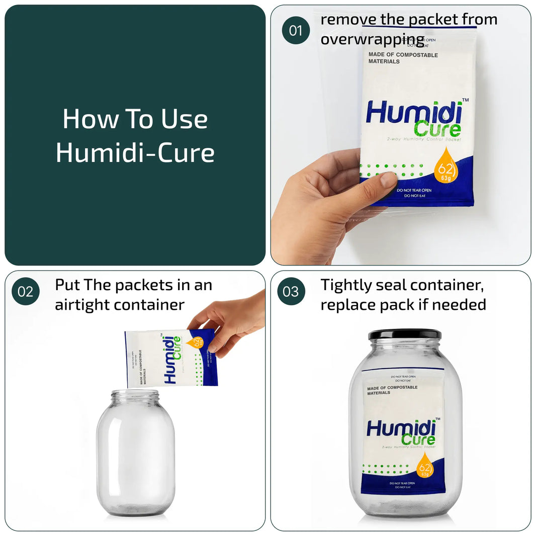image Carton of Humidi - Cure™ 62% for Cannabis - ATMOSIScience | 2 - Way Humidity Control, Naturally