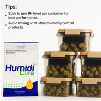 Carton of Humidi - Cure™ 62% for Cannabis - ATMOSIScience | 2 - Way Humidity Control, Naturally