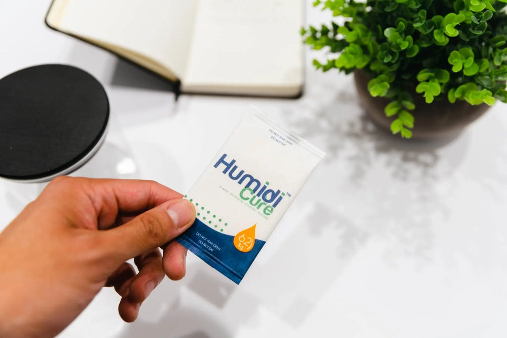Carton of Humidi - Cure™ 62% for Cannabis - ATMOSIScience | 2 - Way Humidity Control, Naturally