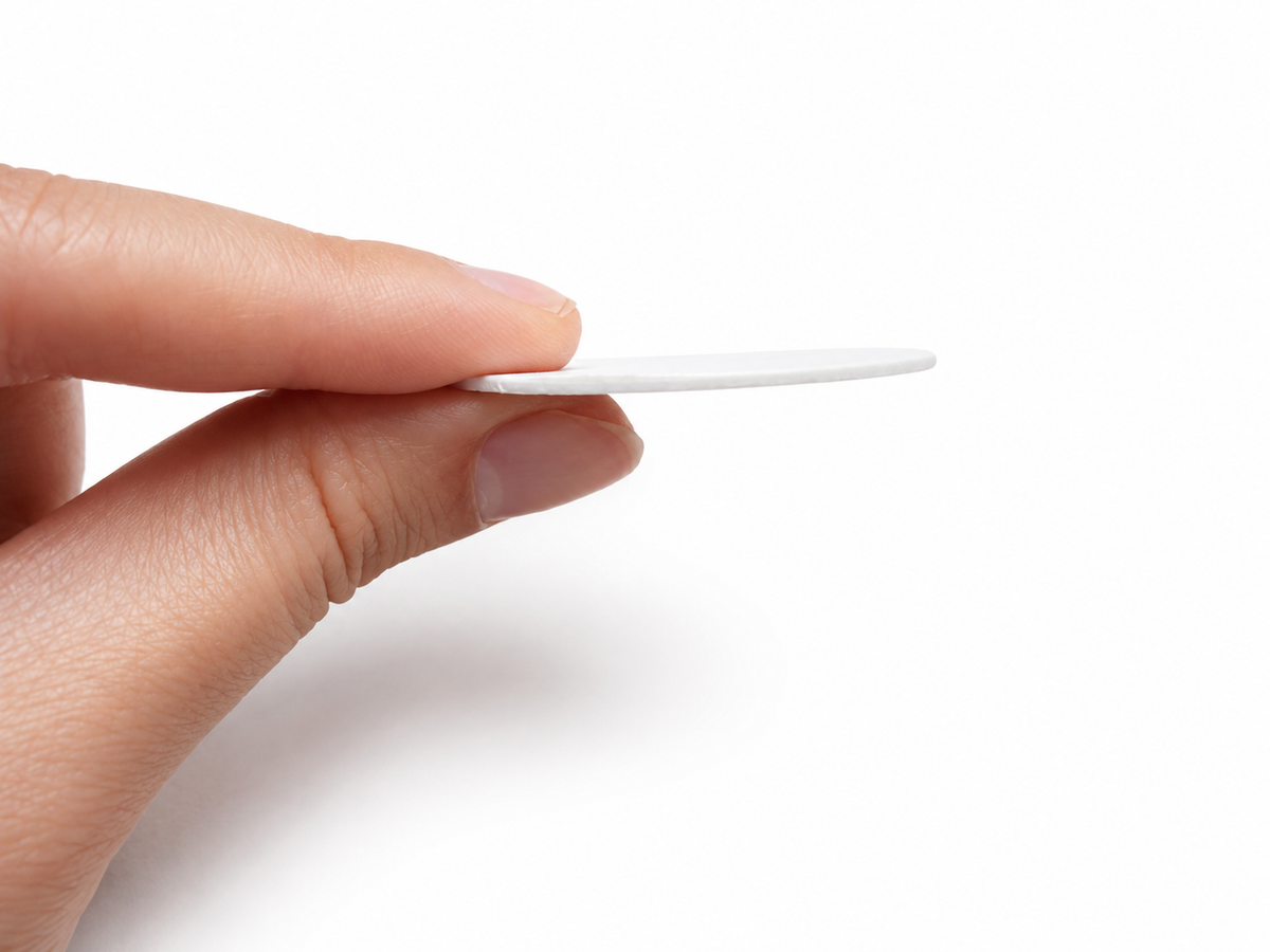 Compostable plant-fiber desiccant sachet placed with food packaging